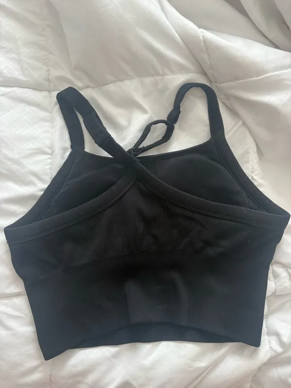 Alo Ribbed Bra Tank Yoga Seamless Favorite - Image 2
