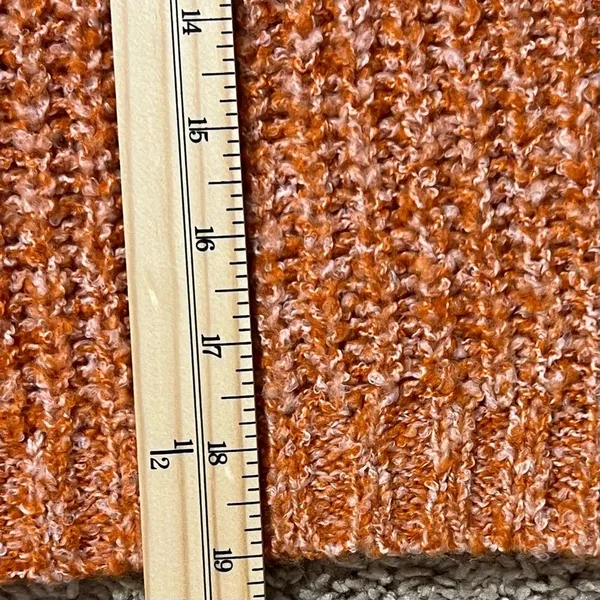 Sincerely Jules Womens Chunky Knit Pullover Sweater Size L Mock Neck Fall NWT - Image 8