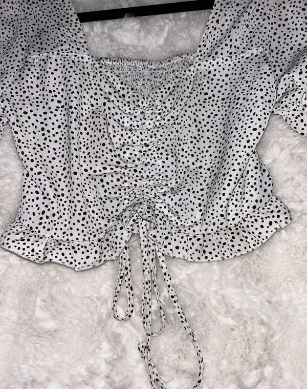 SheIn Ruched Crop Top - Image 5