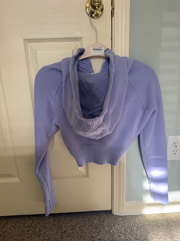 Lululemon Cropped Scuba Full-Zip Hoodie - Image 2