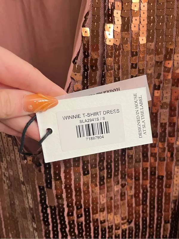 SLA The Label Winnie T-Shirt Dress Small - Image 10