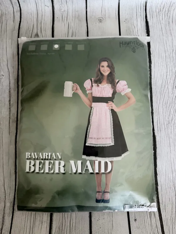 Hauntlook Bavarian Beer Maid Adult Halloween Costume Women’s Size Large NEW - Image 2
