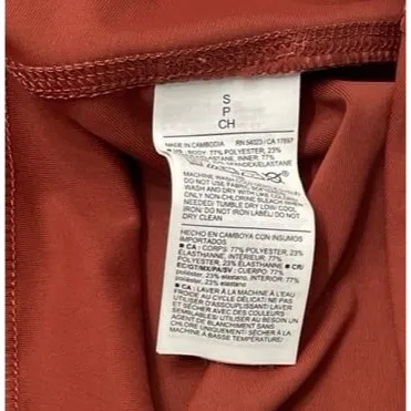 Old Navy High-Waisted PowerSoft Skort Size S Terracotta - Image 6