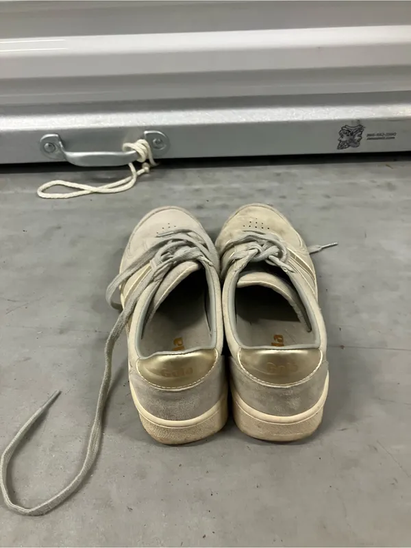 Gola size 8 Grandslam Sneakers White - Image 2