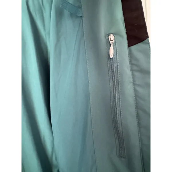 Obermeyer Tuscany II Women's Insulated Ski Jacket Coat Green Fur Trim Size 8 - Image 7