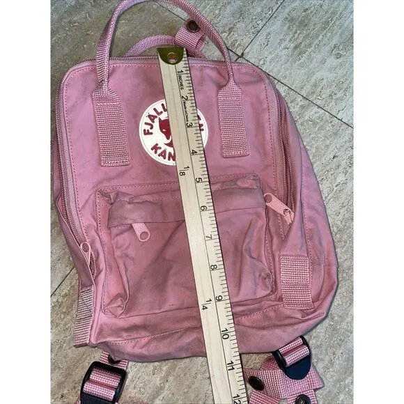 Fjallraven‎ Kanken Mini Pink Backpack 23561 - Image 11