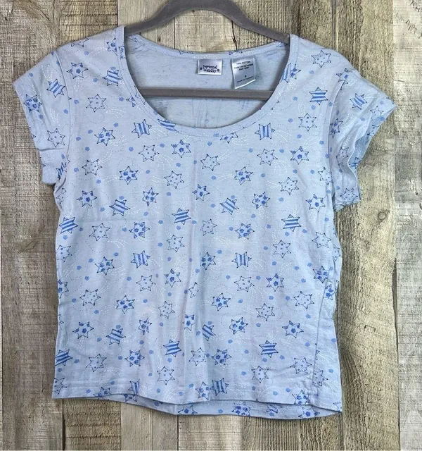 Personal Identity 2-pc Small PJ Set Top & Pants A Star Design Drawstring… - Image 2