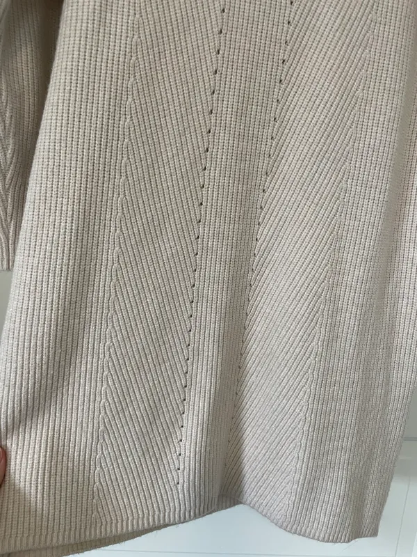 H by Halston White Cozy Sweater Dress - Image 2