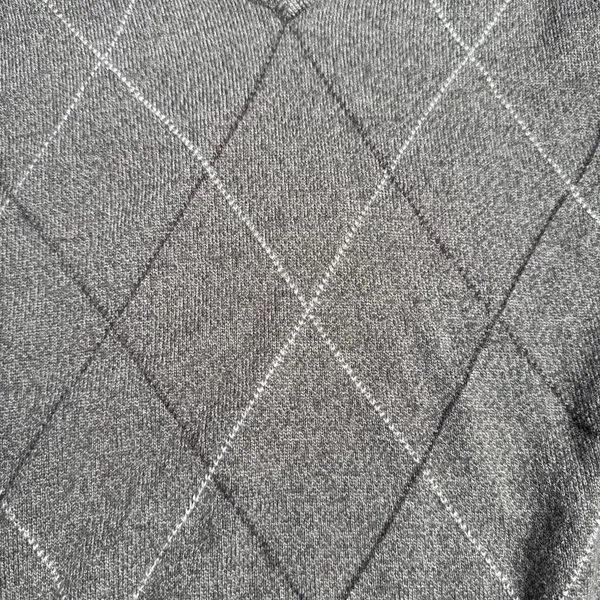 Geoffrey Beene Extra Soft Argyle  V-Neck Sweater Vest. - Image 2
