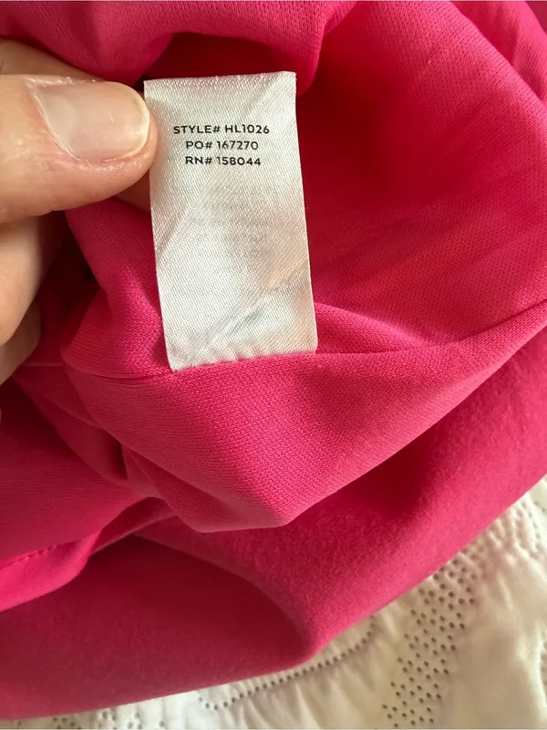 Lulus Hot Pink‎ Bodycon Midi Dress Sleeveless Side Slit Medium - Image 7