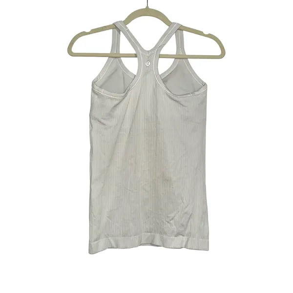 Lululemon Ebb To Street II Gray Racerback Tank Top 6 - Image 3