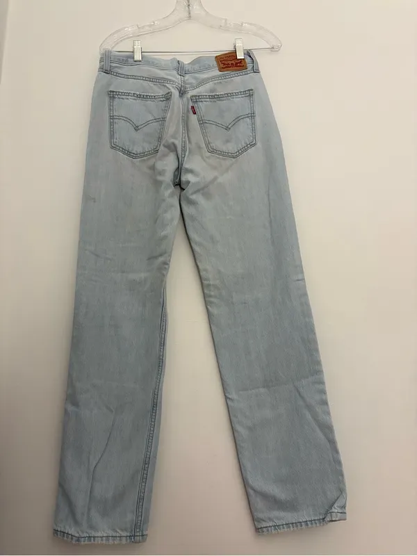 Levi’s Low Pro Straight Jeans Size 26 Blue - Image 2