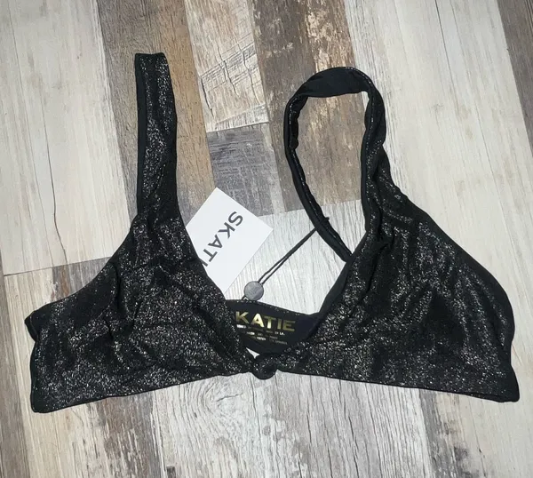 Skatie Penny Glittery Black Top Swim - Image 3