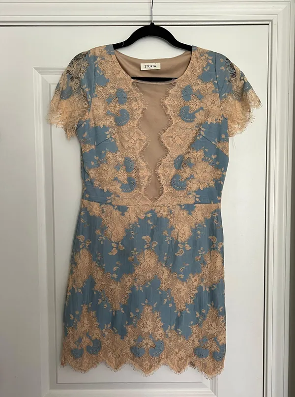 Lace Mini Dress - Image 2