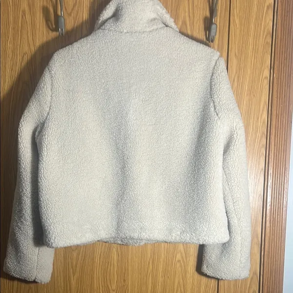 Cozy White women Jacket by Zara - Image 6