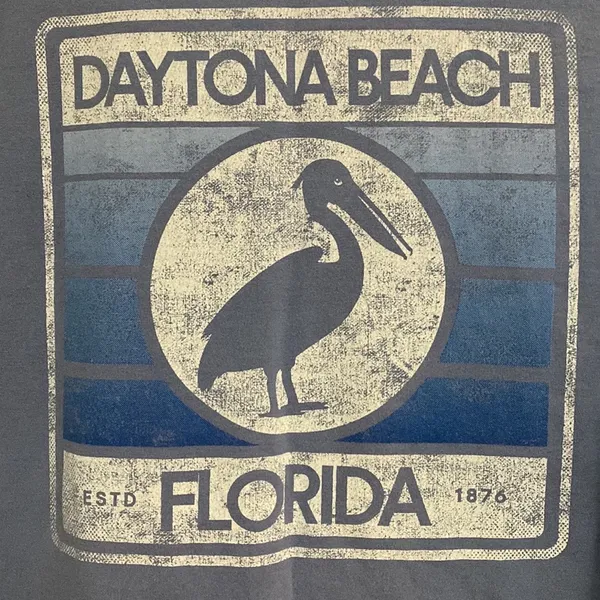 Comfort wash womens purple Daytona Beach Florida T-shirt size M - Image 7