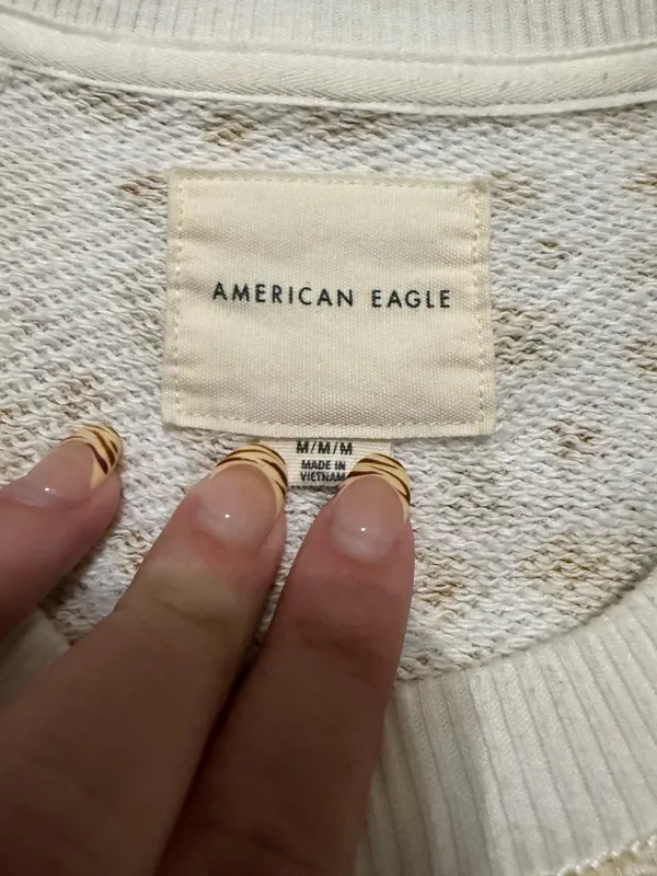 American Eagle Bandana Patchwork Crewneck - Image 2
