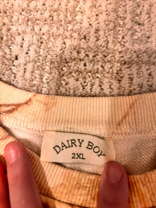 Dairy boy butterfly camo sweatshirt  - Image 3
