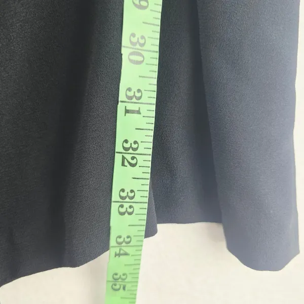 Zara Woman Black Dress Cut Out Choker Neck Short‎ Sleeve Mini Medium - Image 7