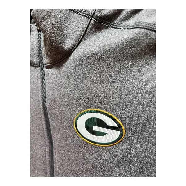 Women's XS Green Bay Packers Cutter & Buck CB DryTec Jacket Gray - Image 4