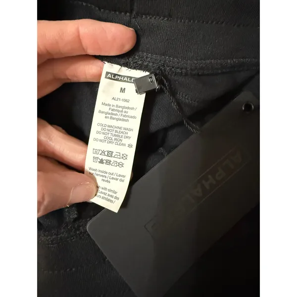 Alphalete‎ Essential Core Shorts Black Drawstring Gym Athleisure Size M - Image 4