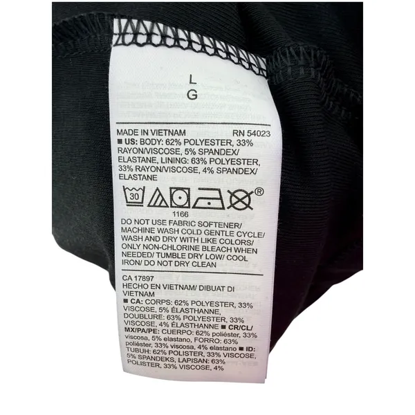 Old Navy Active‎ Womens Black Go-Dry Ribbed Racerback Maxi Dress Large NWT - Image 5