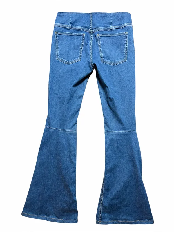 Free People We The Free Penny Pull-On Flare Jeans Size 28 - Image 3