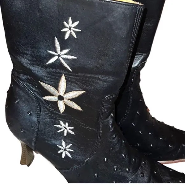 El Canelo Black Cowgirl Boots - Image 5