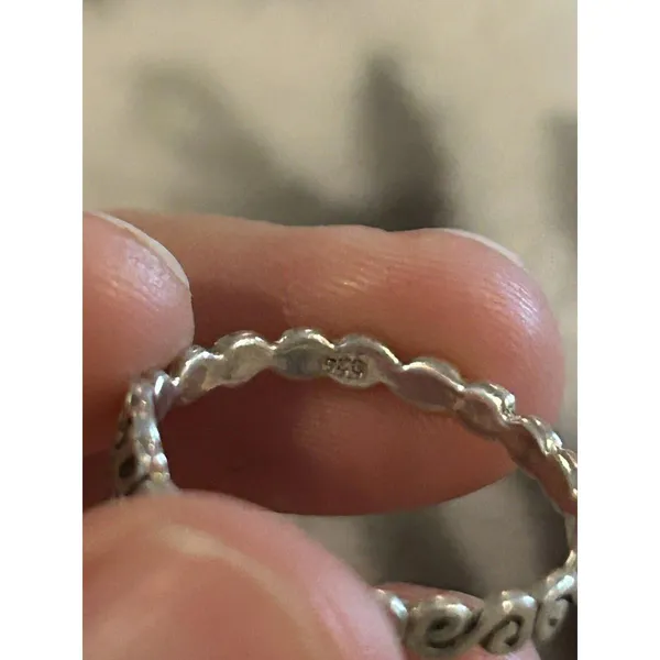 Sterling Silver Ring 925 Size 8 Band Ring Jewlery - Image 4