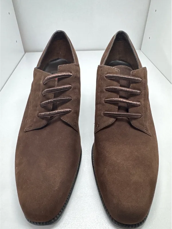 Aerosoles Classic Brown Suede Chunky Heel Oxfords - Step Up Your Shoe Game! - Image 2