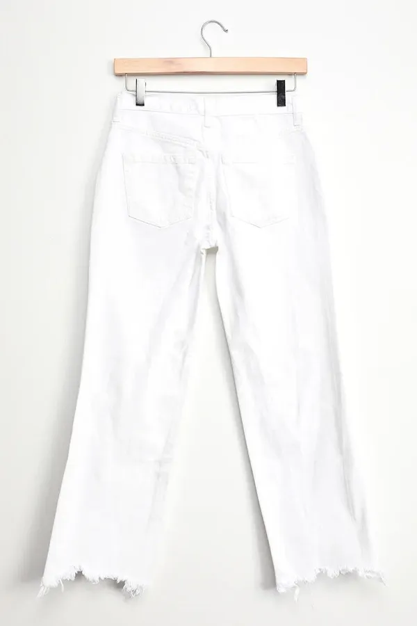 White Free People Jeans - Image 2