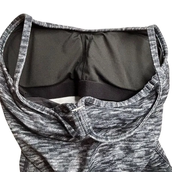 Lululemon Women's Black‎ Striped Athletic Tank Top Size 4 Yoga Gym - Image 7