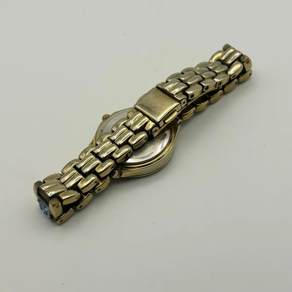 Gold-tone Armitron Women’s Dress Watch featuring Crystal Accented Bezel - Image 5