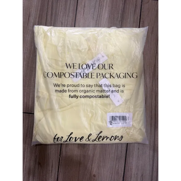 For Love & Lemons June Maxi‎ Dress Yellow XS NWT - Image 7