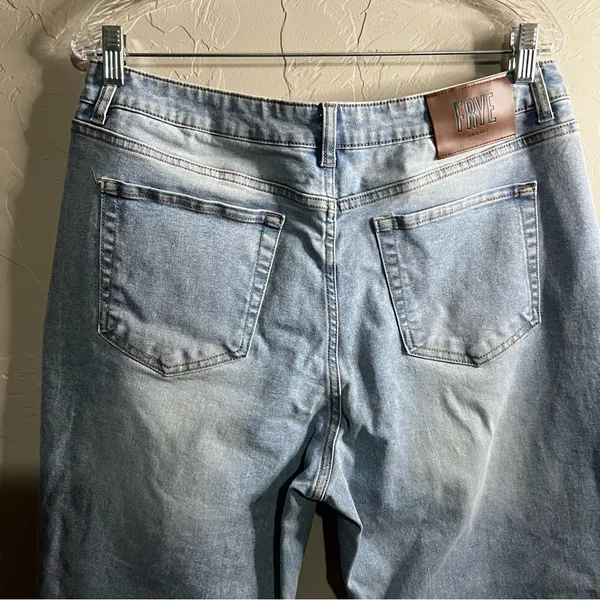Frye Stevie High Rise Light Wash Straight‎ Denim Jeans - Image 12