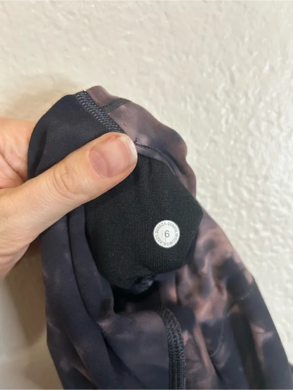 Lululemon Align Pant 28” Diamond Dye Graphite Gray Pink Pastel Size 6 - Image 6