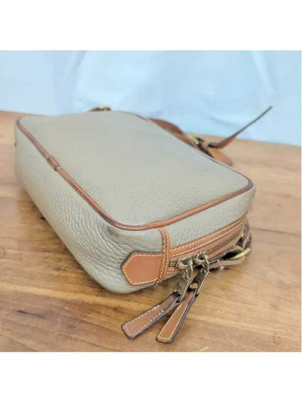 Dooney & Bourke Vintage USA Made Camera Zip Top AWL Bag - Image 5