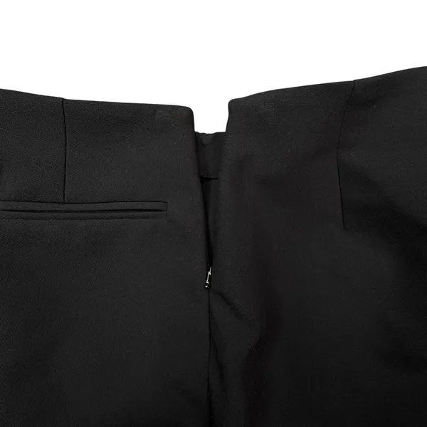 ZARA Black High Waisted Sailor Skort Gold Button Mini S 4 6 NWT - Image 6