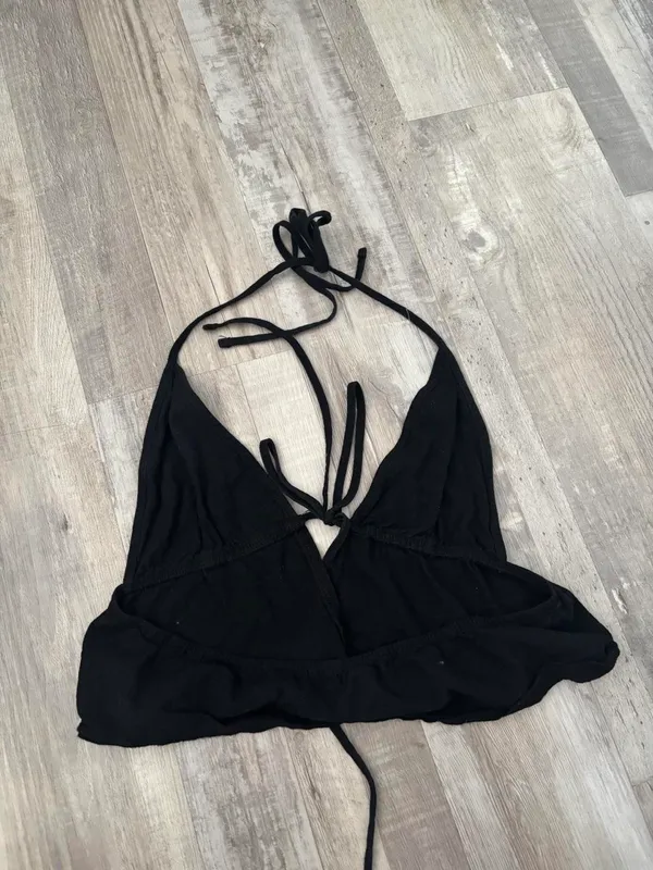 Shein Halter Crop Top Tie - Image 2