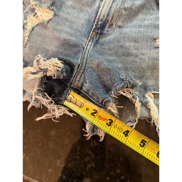 Abercrombie And Fitch Denim Shorts 28/6 Curve Love The Mom Short Mid Rise Jeans - Image 6