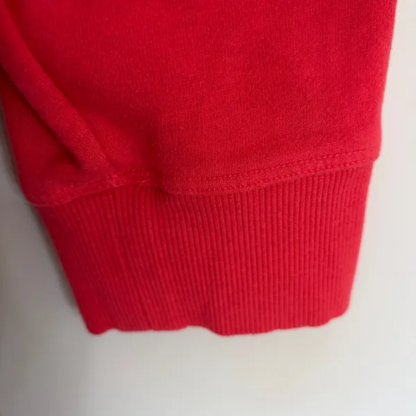 Calvin Klein Performance Womens‎ Red Embroidered Logo Hoodie Sweatshirt Medium - Image 3