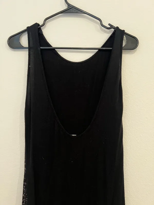 Black Sleeveless Scoop Neck Dress Size L by Forever 21 - Image 4