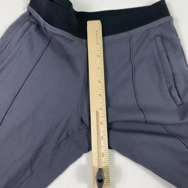 Fabletics Pants Womens Small Charcoal Gray Zip Ankle Slim Jogger Pockets Stretch - Image 5