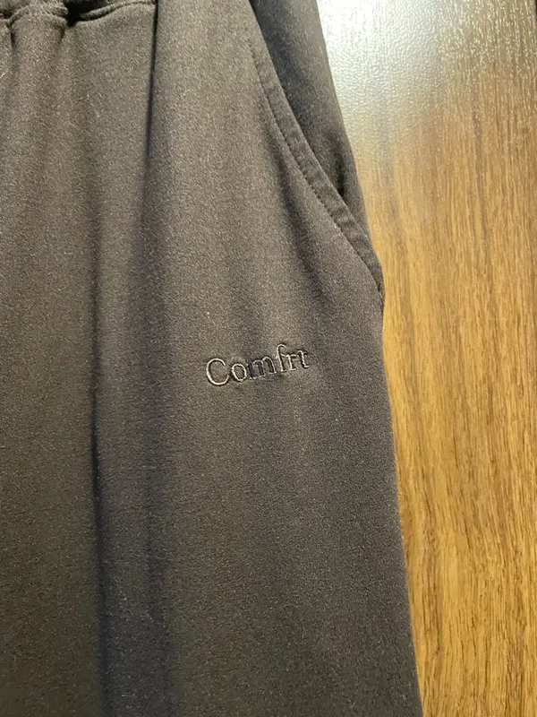 Casual Brown Drawstring Joggers with Elastic Cuffs Size M - Image 3