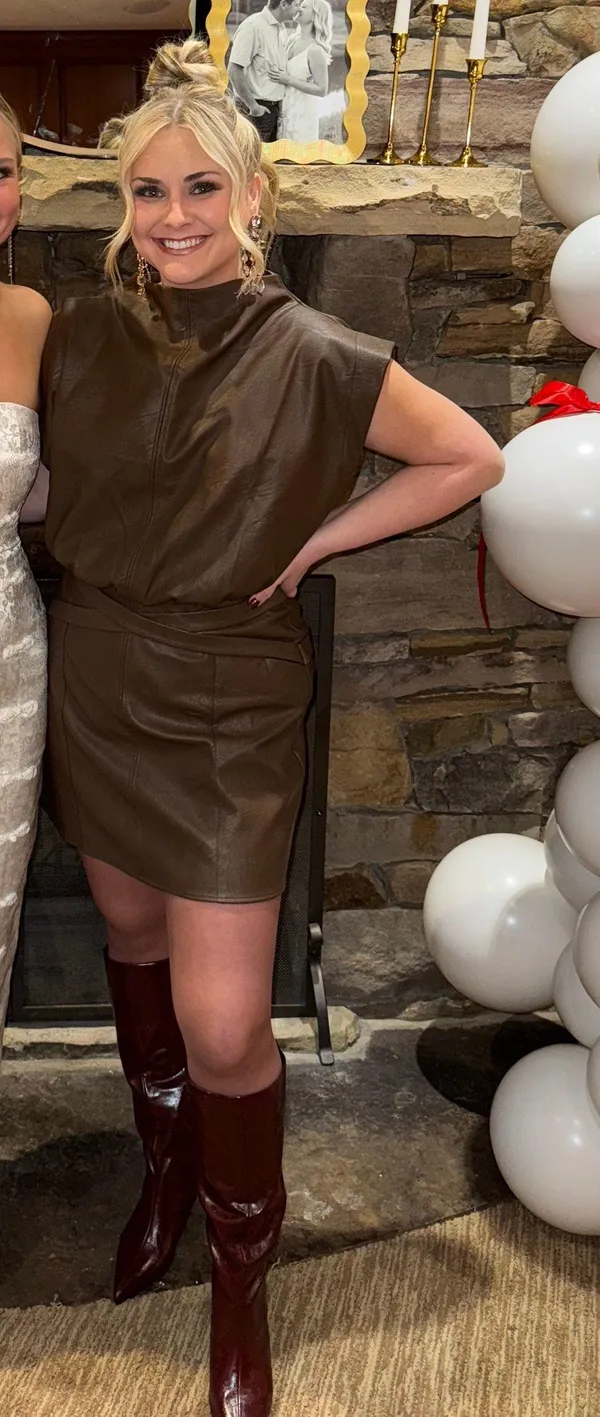 ASOS Leather Dress - Image 2