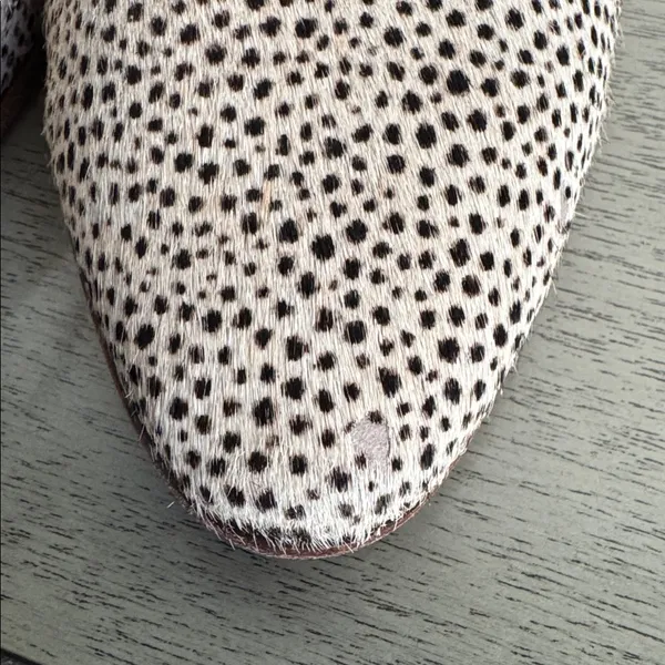 Madewell Spotted Cream and Brown Shoes Size 9.5 - Image 8