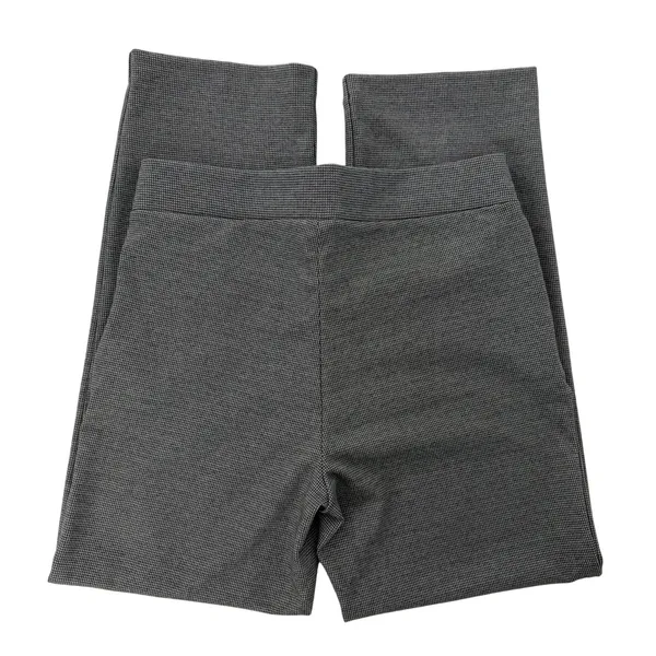 LOFT Gray Houndstooth Ponte Pull-On Straight Leg Dress Pants NEW Size M - Image 12