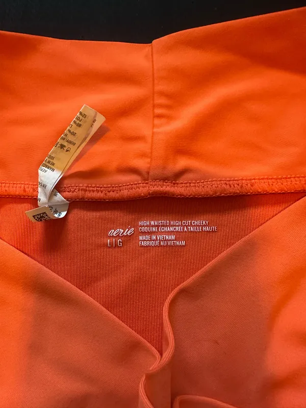 Orange Aerie Bikini Bottom High-Waisted - Image 2