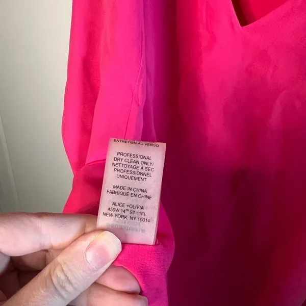 Alice + Olivia Silk Open Back Bow Dress - Image 11