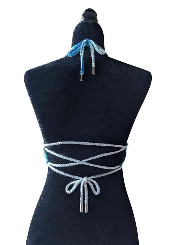 Handmade Peekaboo Crochet Top - Image 6